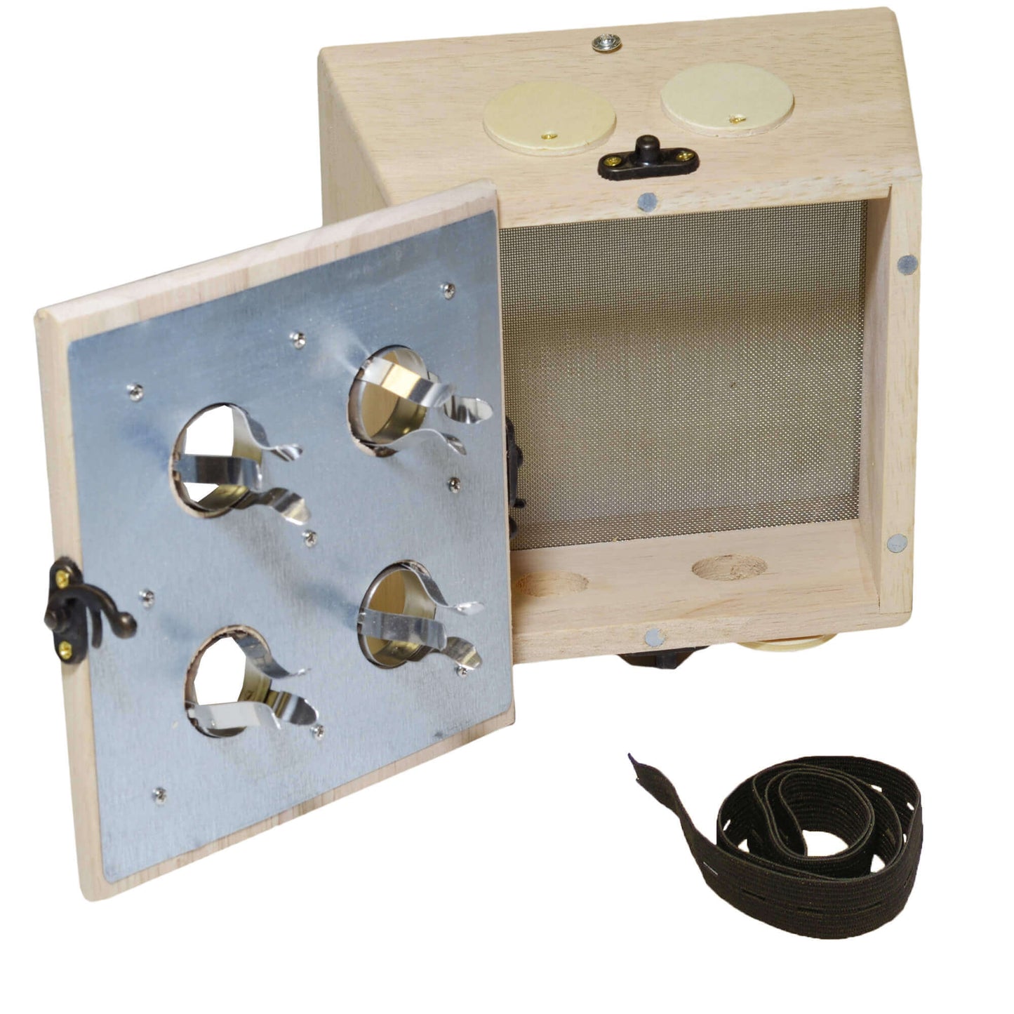 Moxa Box für 4 Zigarren mit Verriegelung