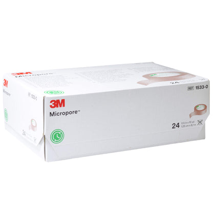 Micropore 3M Pflaster beige 1,25cm x 9,1m, 24 St. Packung
