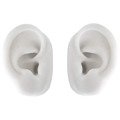 Ear model (pair) silicone white