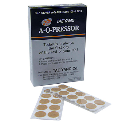 Acupressure pellets DB506A silver with 1 point