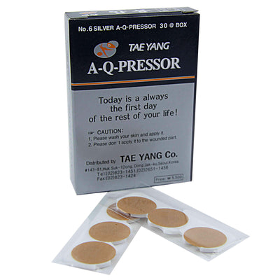 Acupressure pellets DB506B silver with 6 point
