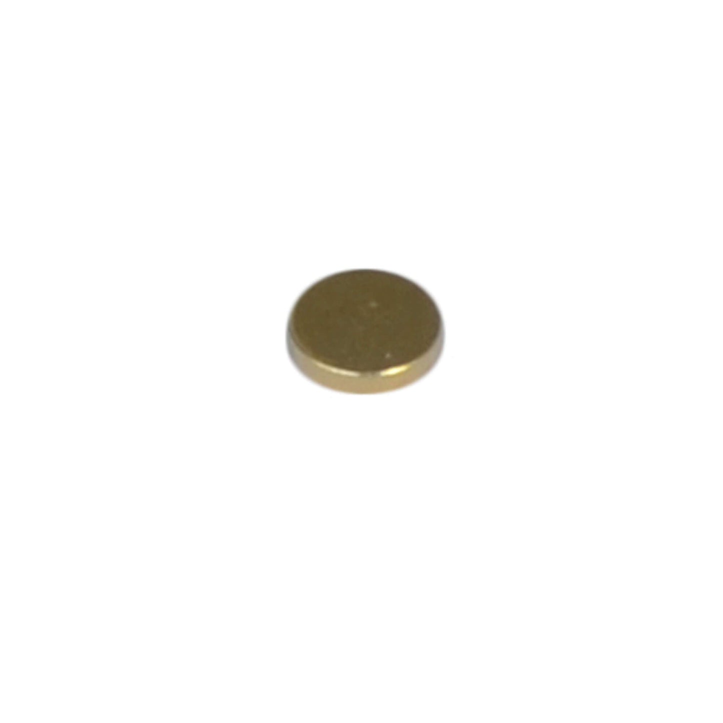 Disk magnets 3000 gauss gold plated 4x1 mm