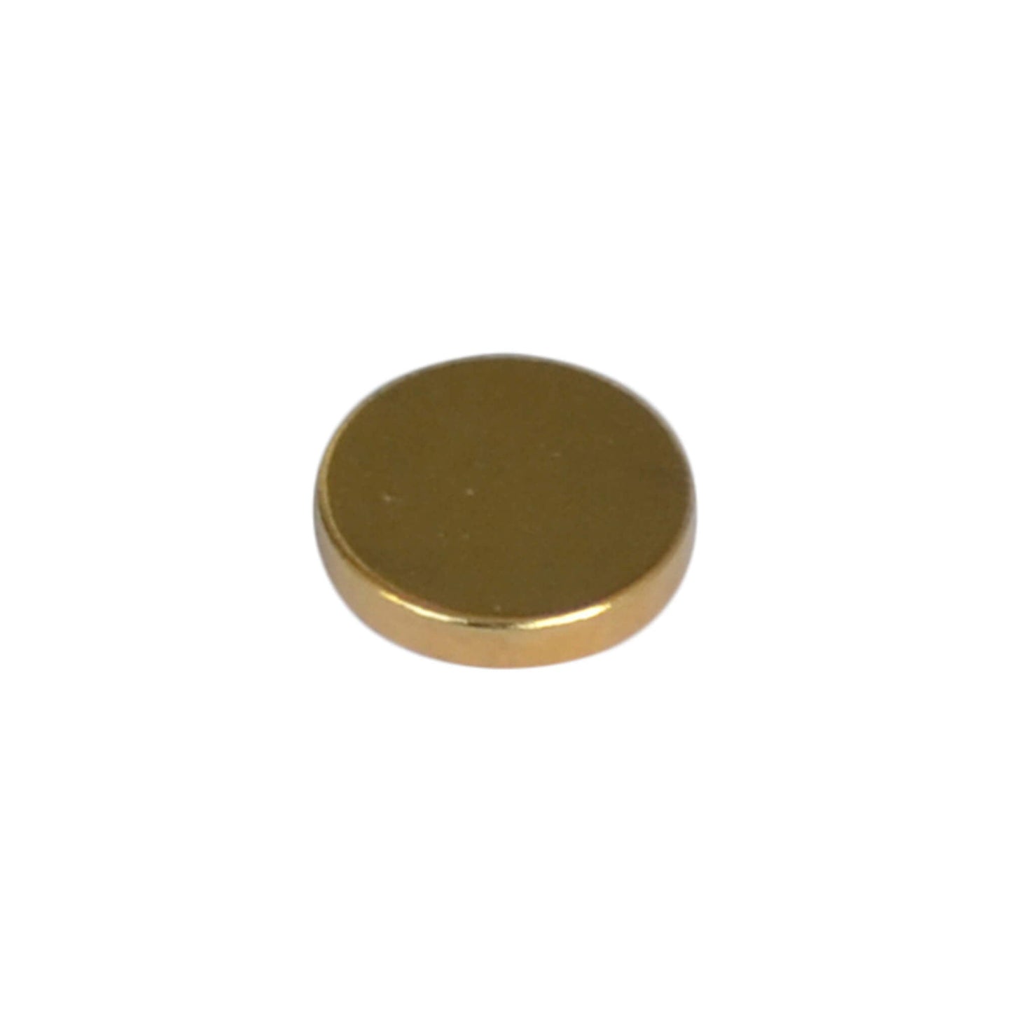 Scheibenmagnete 10x2 mm 2400 Gauss gold - 10 St.