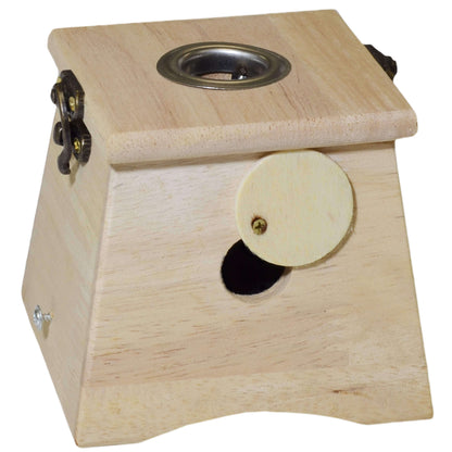 Wooden moxa box for 1 cigar with lock