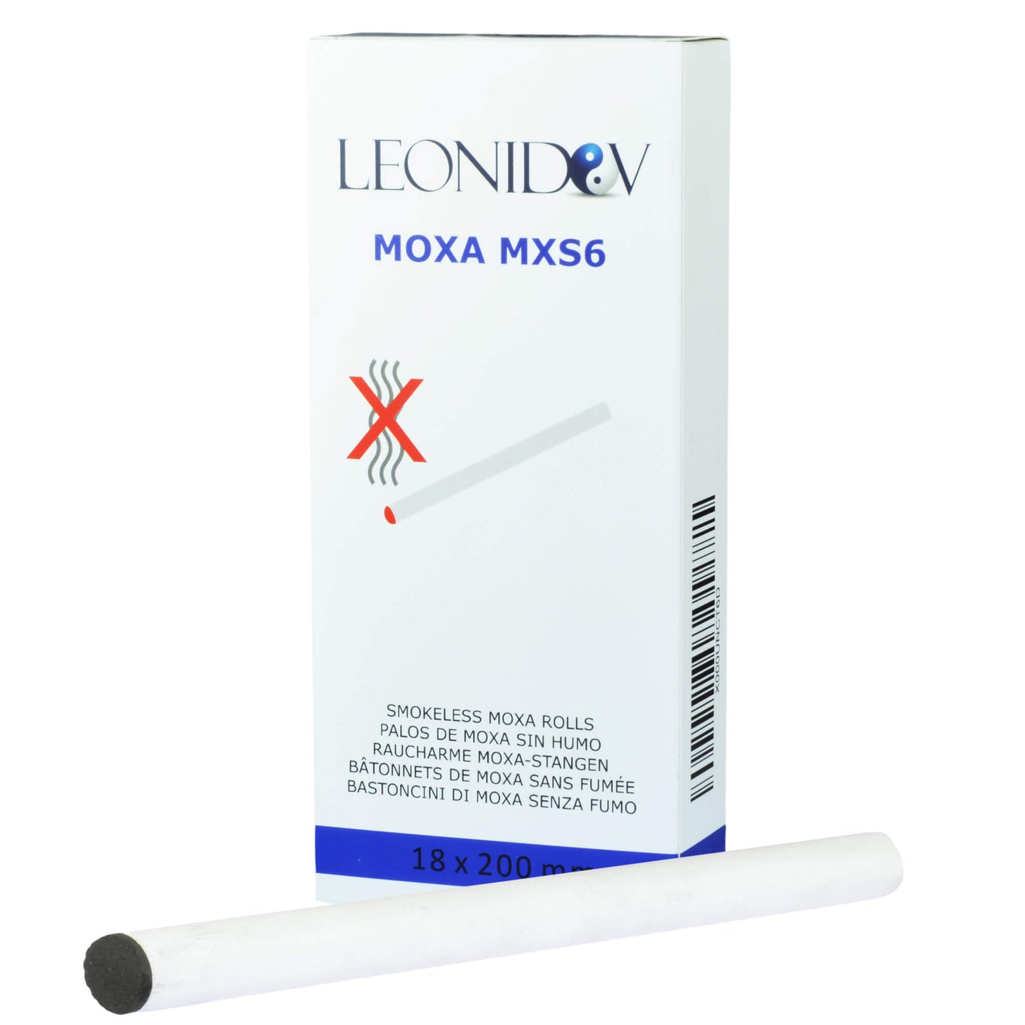 Moxa en bâtonnets, sans fumée 200x18mm - 10 pièces