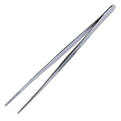 Tweezers 14 cm stainless steel - blunt tip