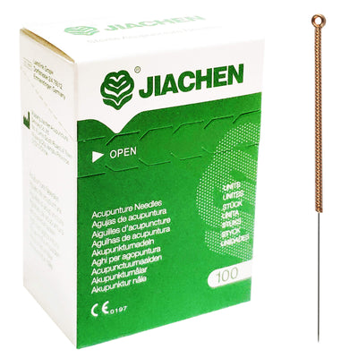 Acupunctuurnaalden Jia Chen koper handvat JQ met siliconen