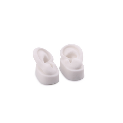 Ear model (pair) silicone white