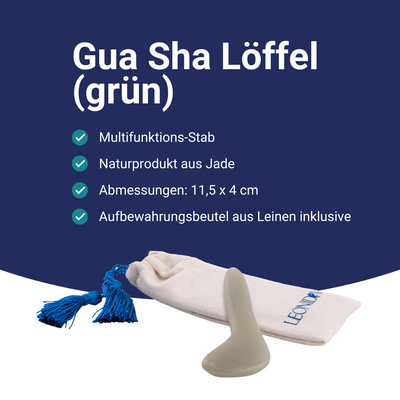 Gua Sha Jade Dongling Premium Löffel