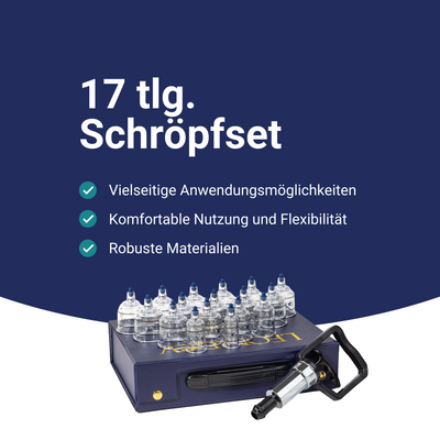 17 tlg. Schröpfset Leonidov