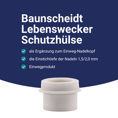 Baunscheidt protective sleeve for single use for Lebenswecker